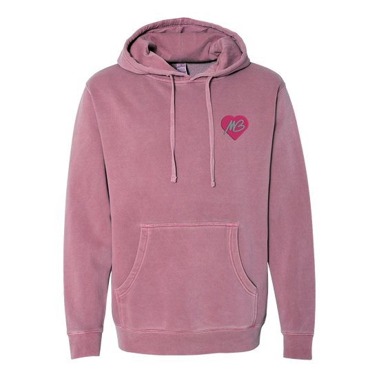 Sweatshirt with heart logo on sale